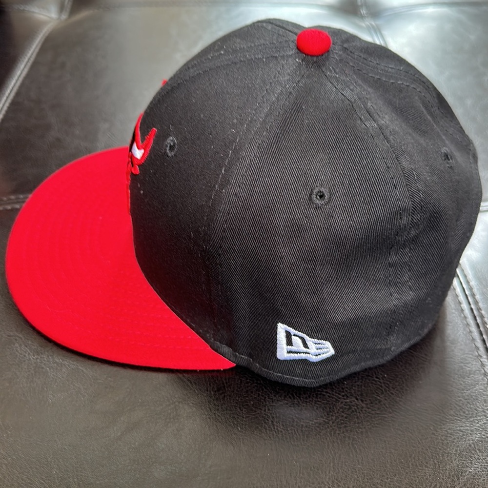 Chicago Bulls Hardwood Classics New Era 9Fifty youth snap back flat brim hat - Picture 5 of 16